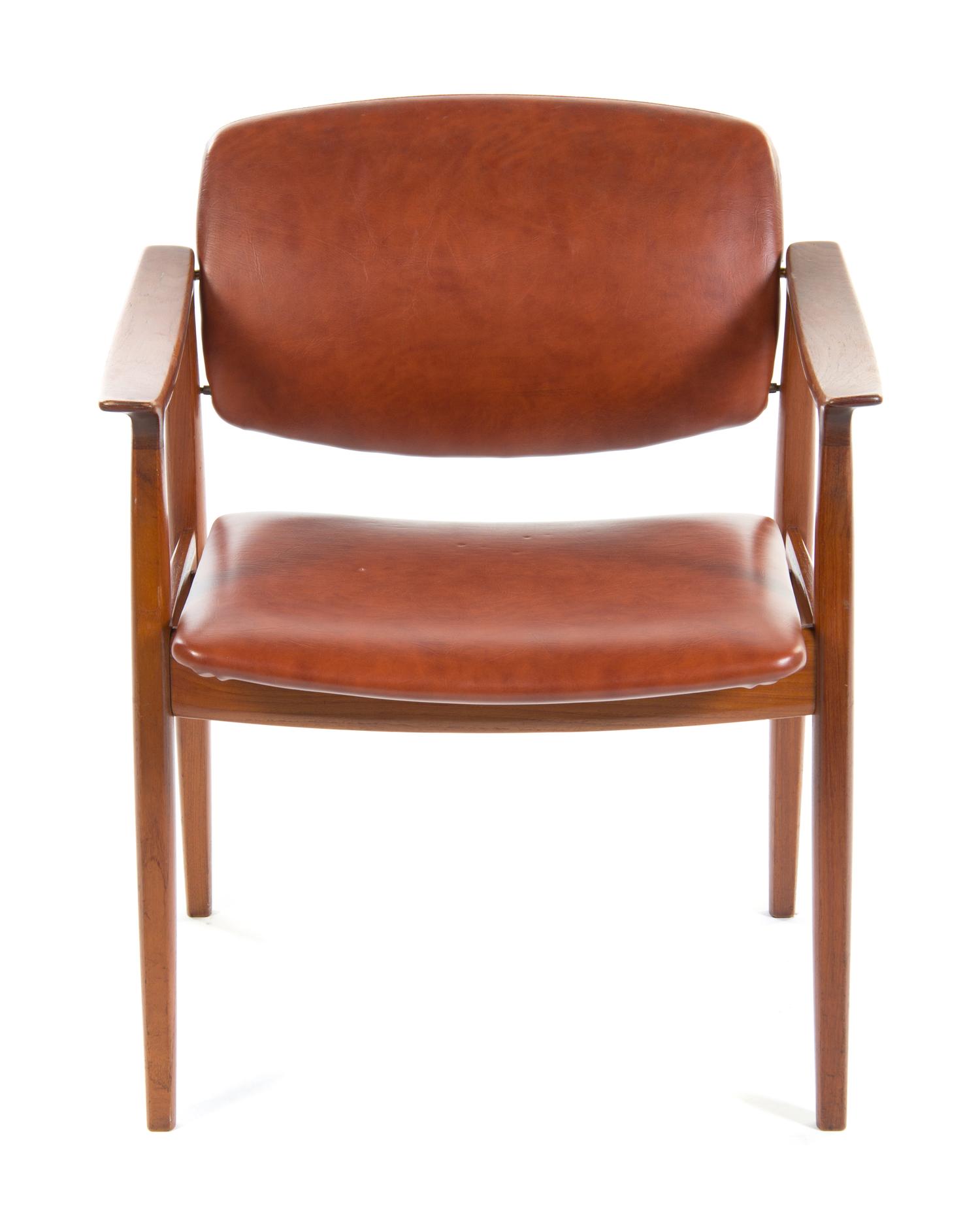 A Teak Desk, Arne Vodder for Sibast Furniture Height 29 1/2 x width 80 x depth 36 1/2 inches.