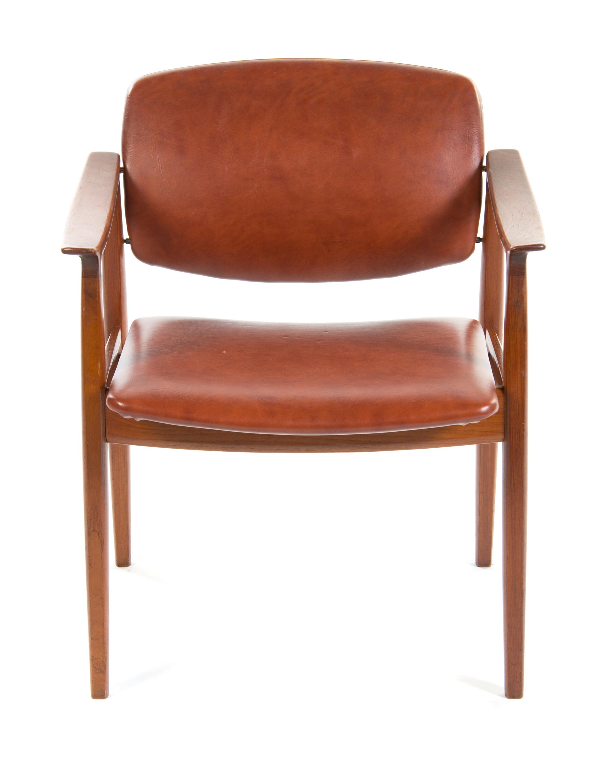 A Teak Desk, Arne Vodder for Sibast Furniture Height 29 1/2 x width 80 x depth 36 1/2 inches.