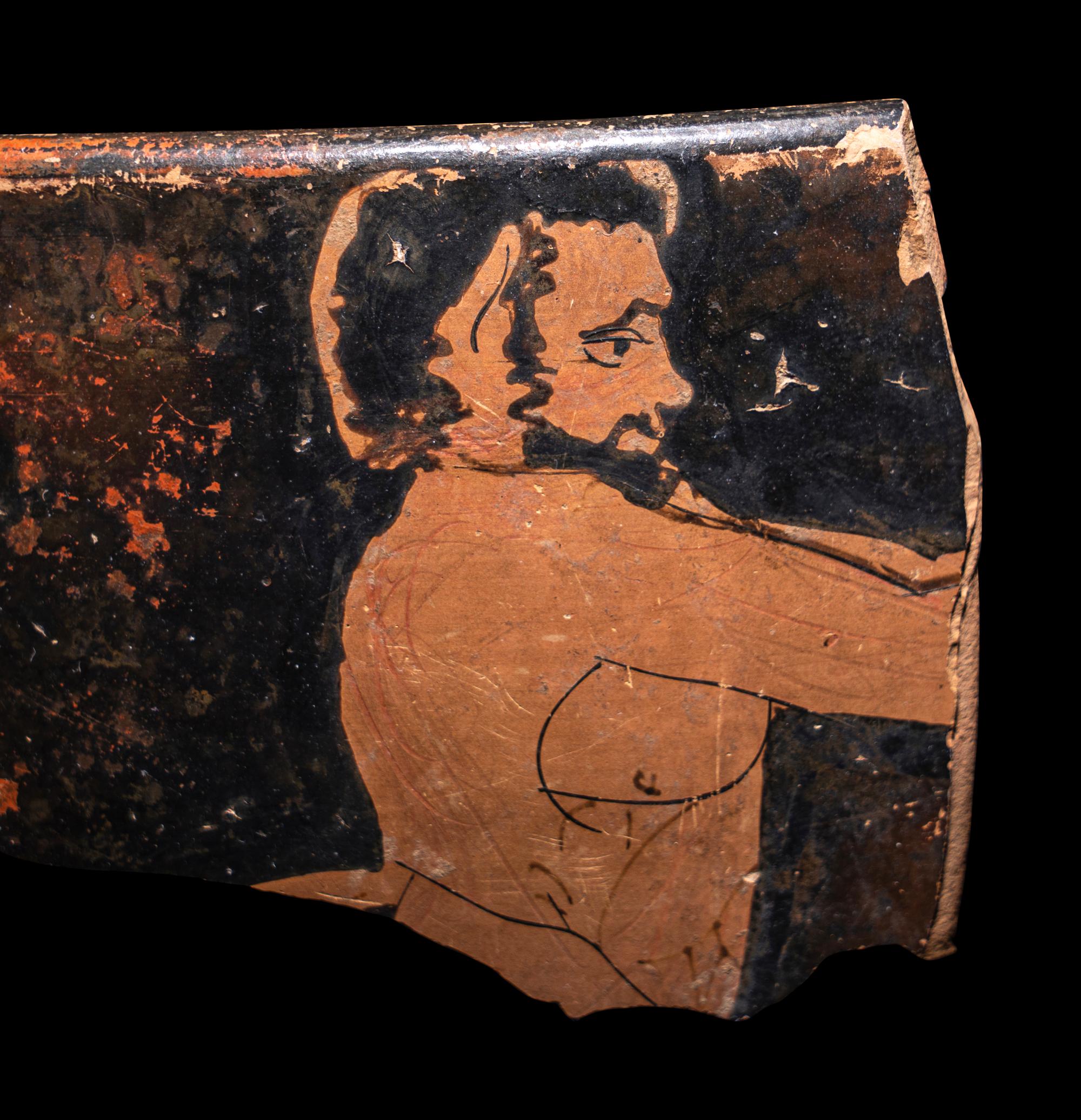 An Attic Red-Figured Fragment with a Satyr