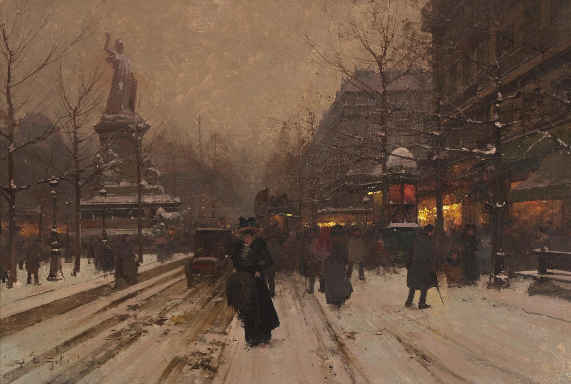 Eugène Galien-Laloue (French, 1854-1941) — Place de la République