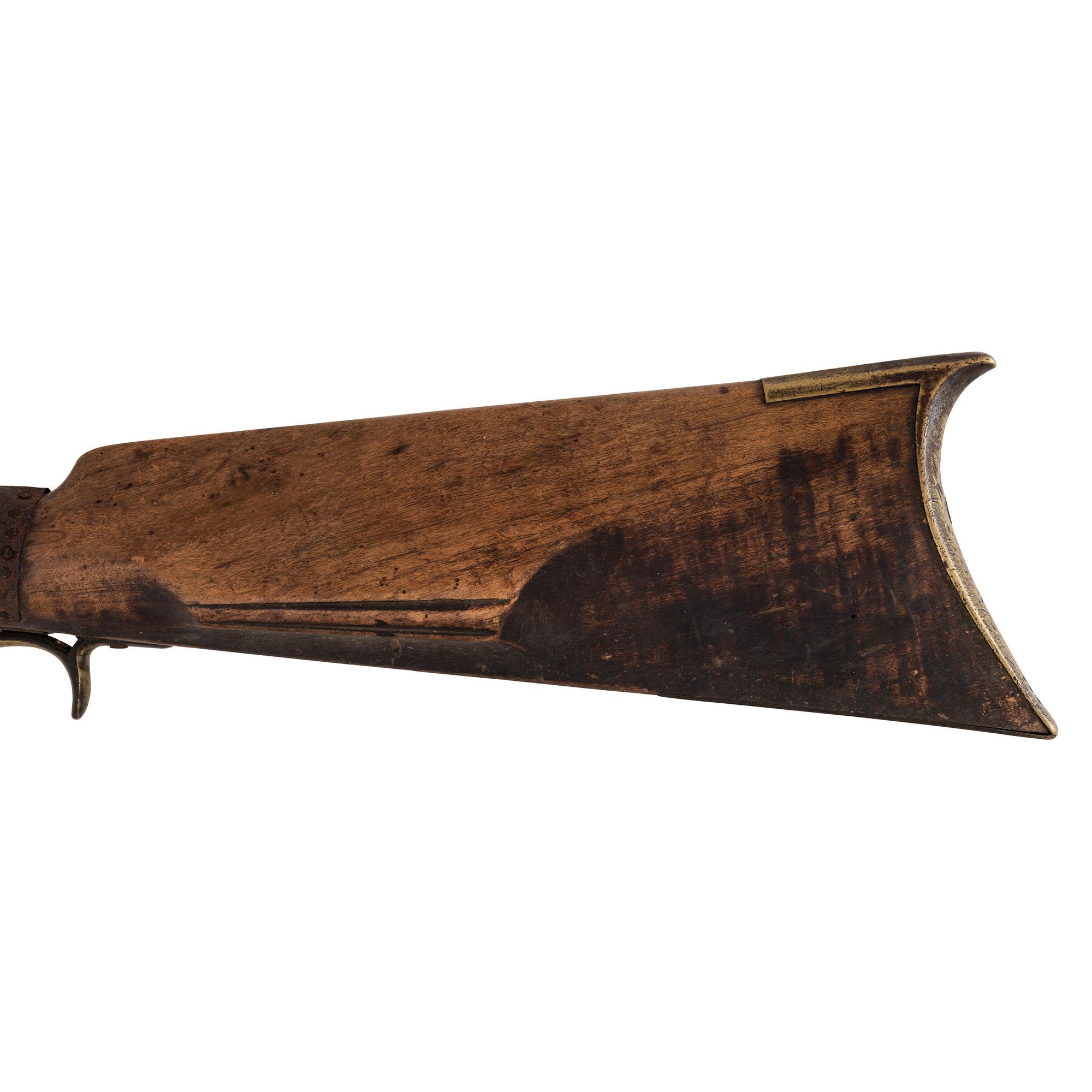 Conestoga Rifle Works Percussion Rifle Apparently Acquired on the Standing Rock Reservation