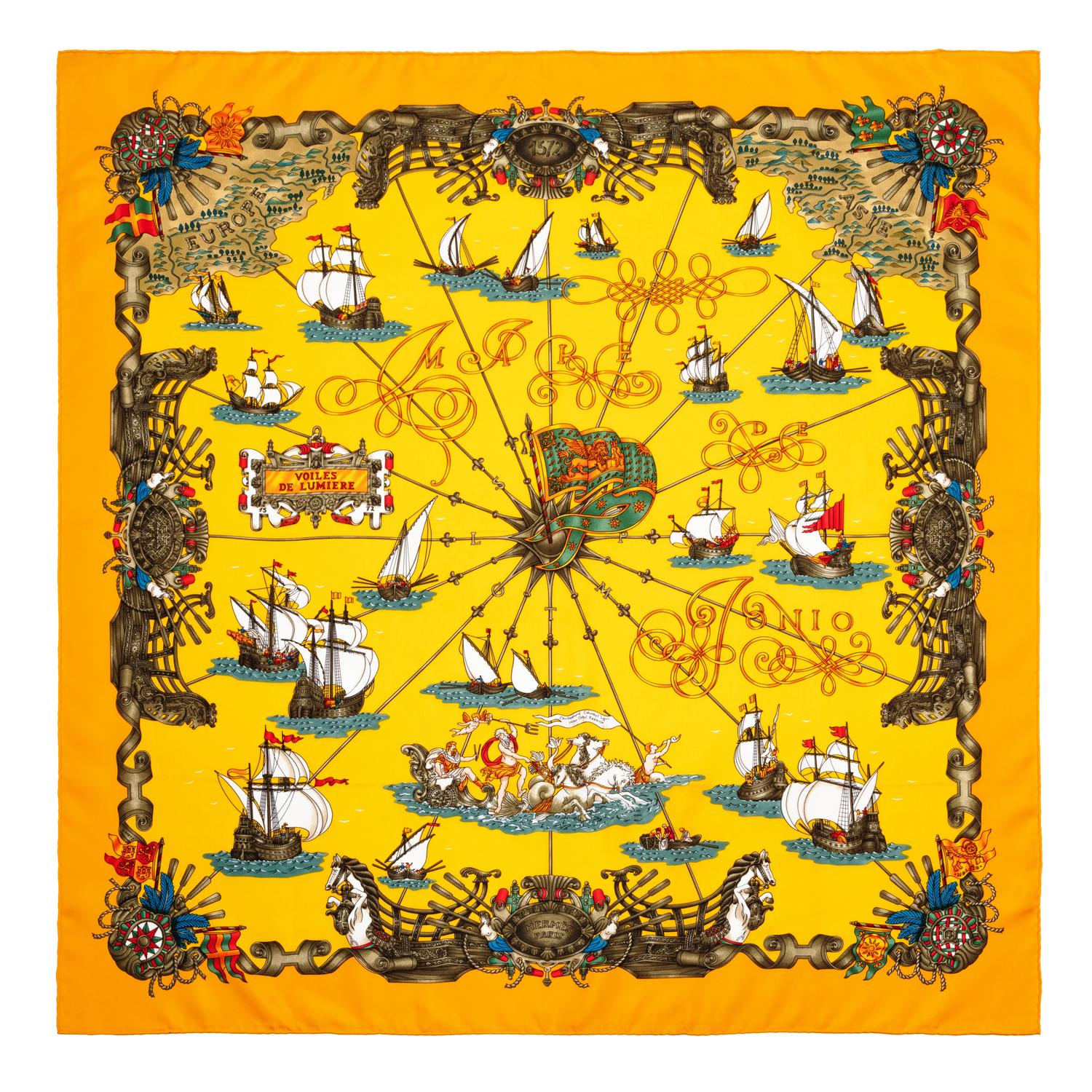 Hermès 90cm Silk Scarf