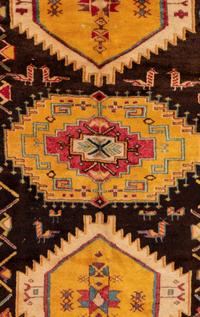 An Azerbaijani or Moroccan Wool Rug