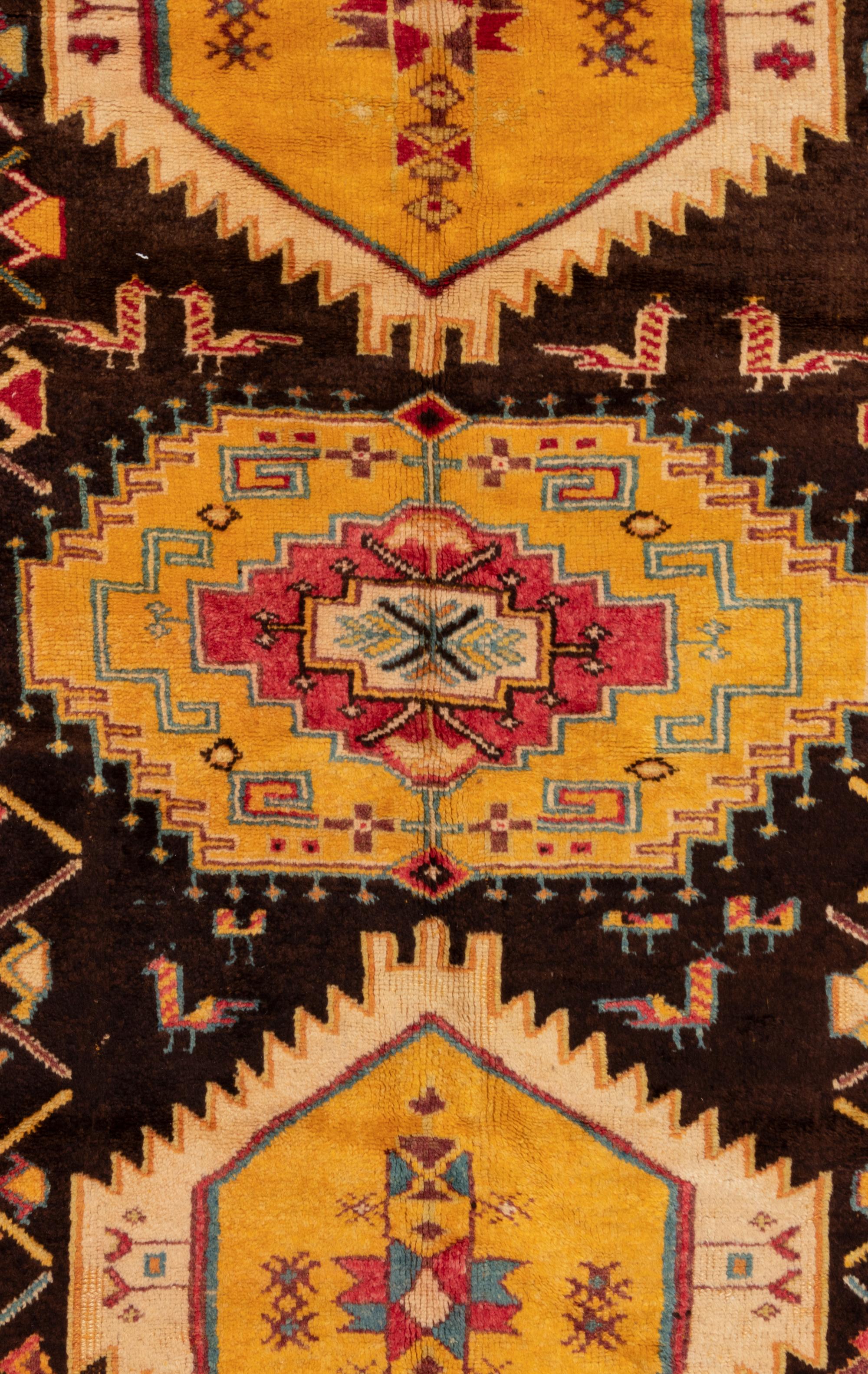 An Azerbaijani or Moroccan Wool Rug