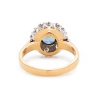 SAPPHIRE AND DIAMOND RING