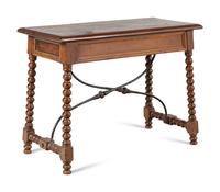 A Spanish Baroque Style Walnut Table