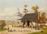 William Aiken Walker, (American, 1838-1921), Southern Homestead