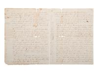 [CIVIL WAR] -- [SLAVERY & ABOLITION]. A detailed letter from Civil War surgeon William K. Sadler (1833-1864), 19th Kentucky Infantry Regiment, describing his sentiments on the Emancipation Proclamation and the abolition of slavery.