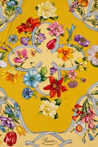 Gucci Silk Scarf, 1980-90s