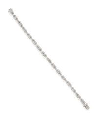 PLATINUM AND DIAMOND BRACELET