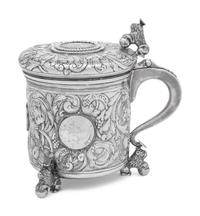A Scandinavian Style Continental Silver Tankard