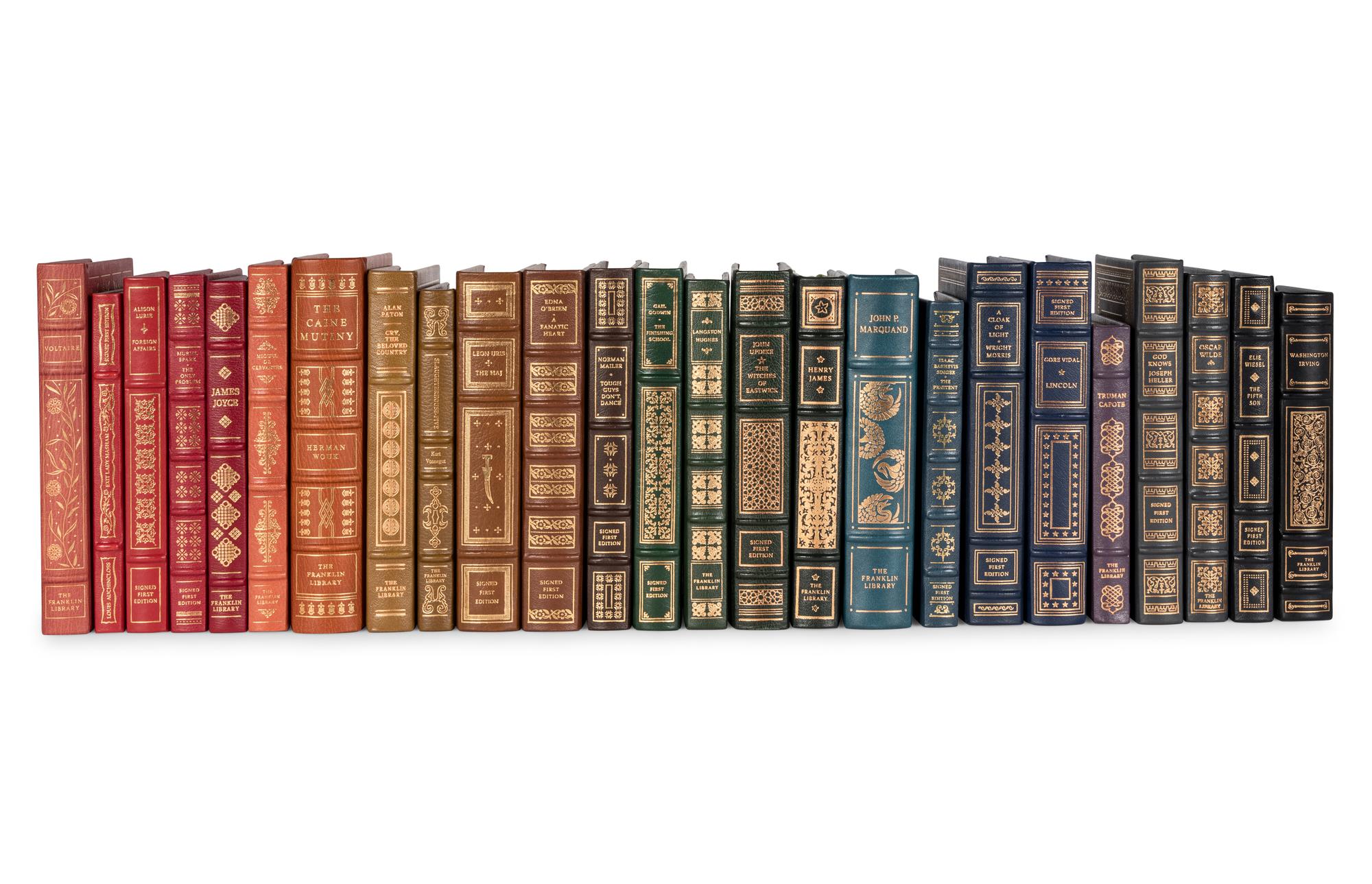 [BINDINGS]. A group of 178 works published by the Franklin Library including: