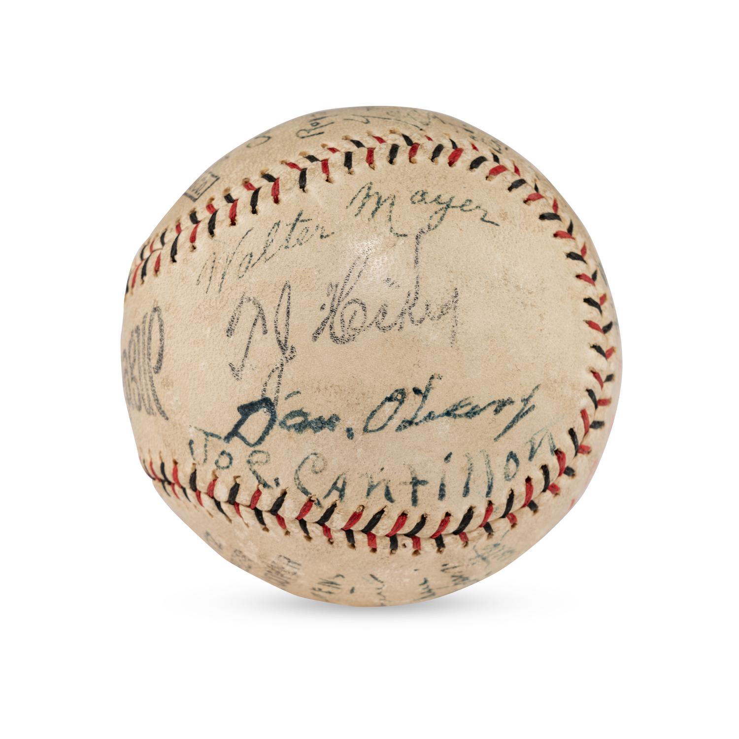 A 1923 Minneapolis Millers Team Signed Autograph Baseball