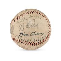 A 1923 Minneapolis Millers Team Signed Autograph Baseball