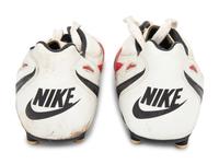 A Pair of Jerry Rice Nike Football Cleats
