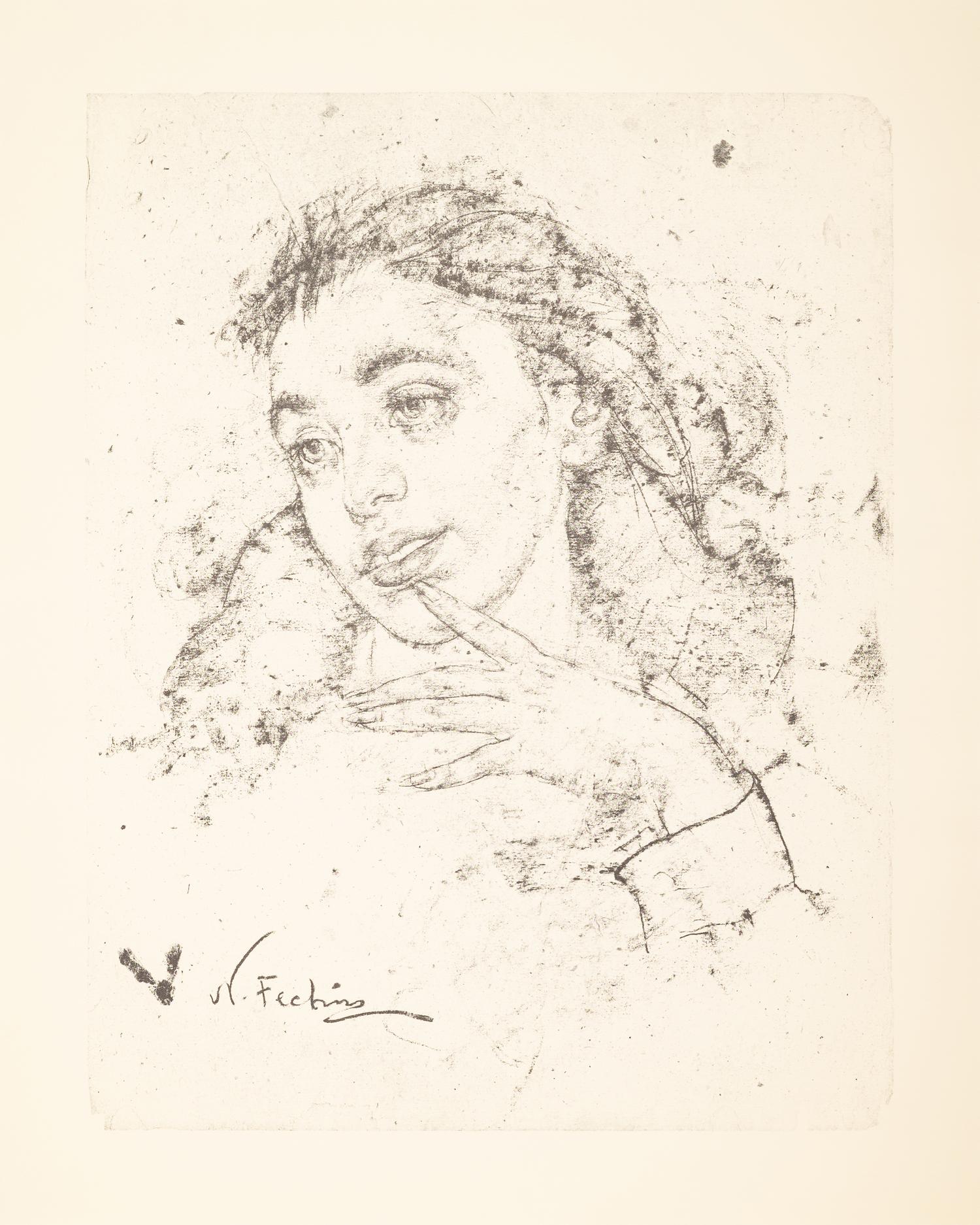 The Charcoal Drawings of Nicolai Fechin (16 prints in their original portfolio)
