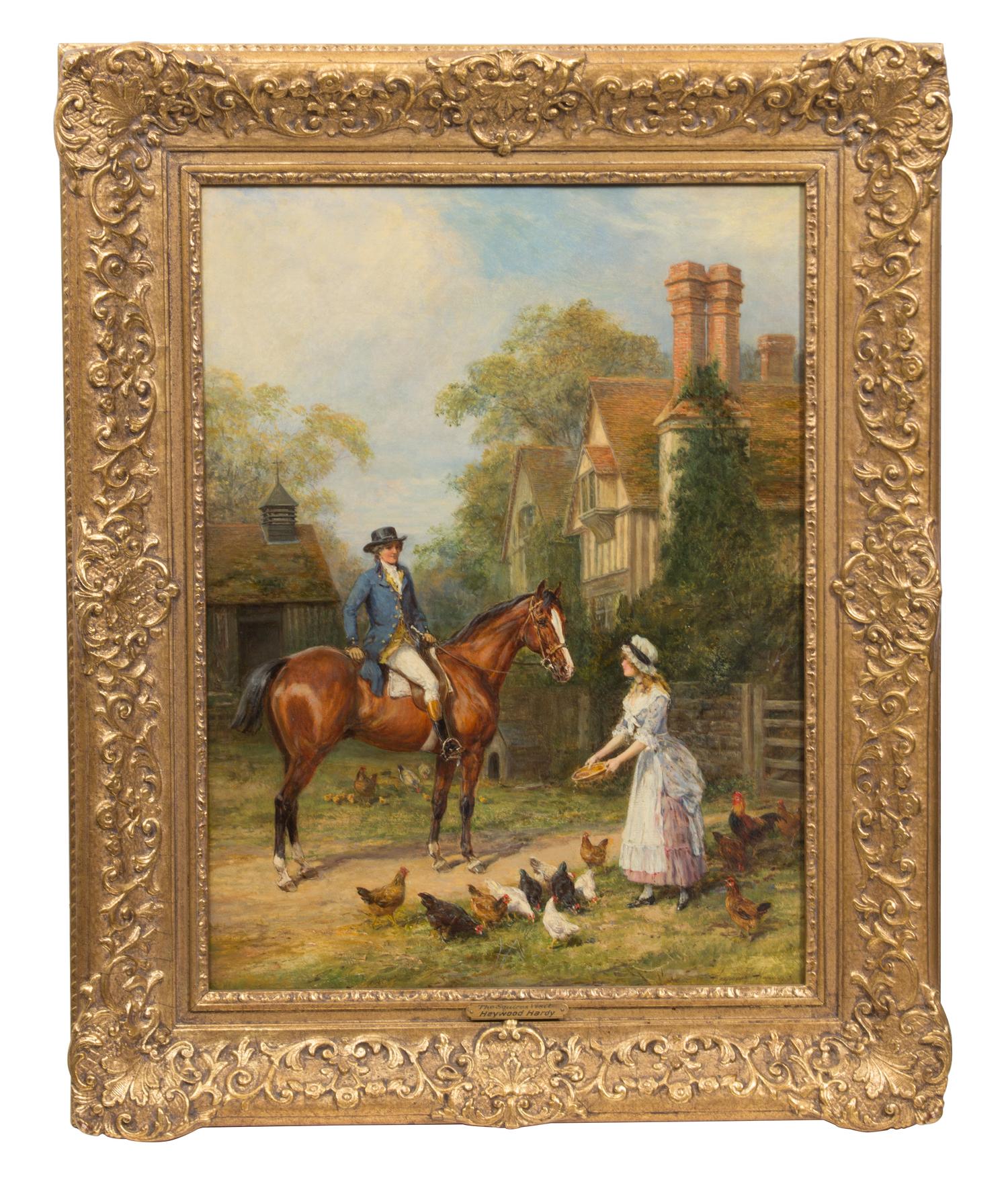 Heywood Hardy, (British, 1843-1933), The Squire's Visit, 1903