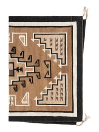 Navajo Two Grey Hills Pattern Weaving / Rug