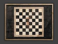 Four Decorated Wood Game Boards
