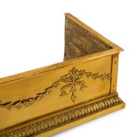 A Regency Style Brass Fire Fender