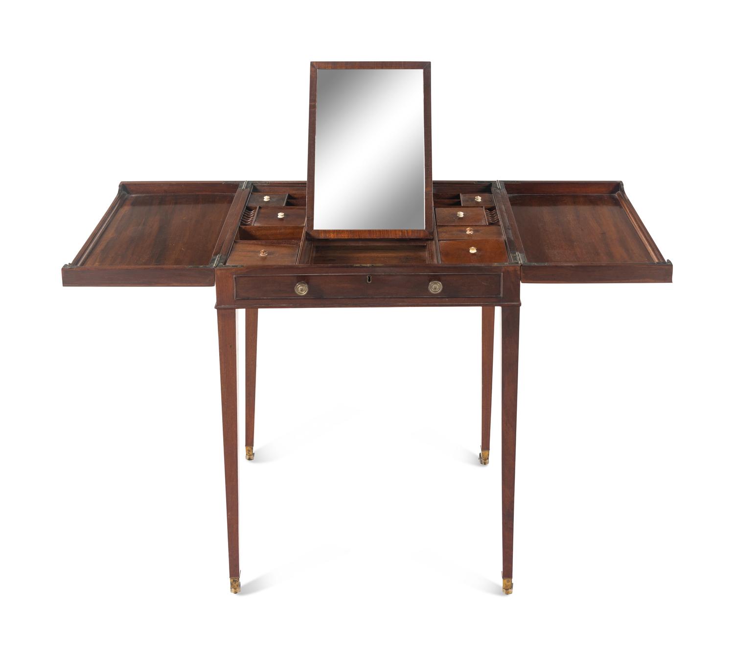 An Edwardian Mahogany Dressing Table