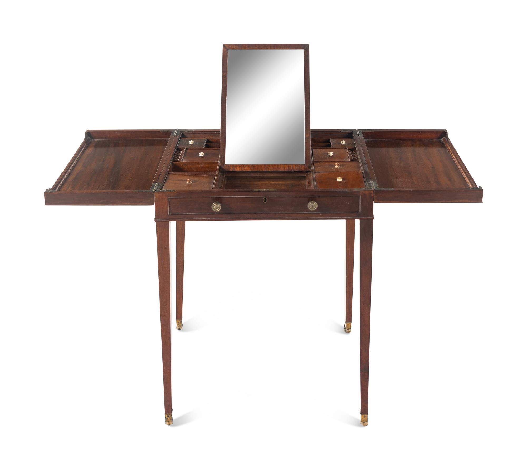 An Edwardian Mahogany Dressing Table