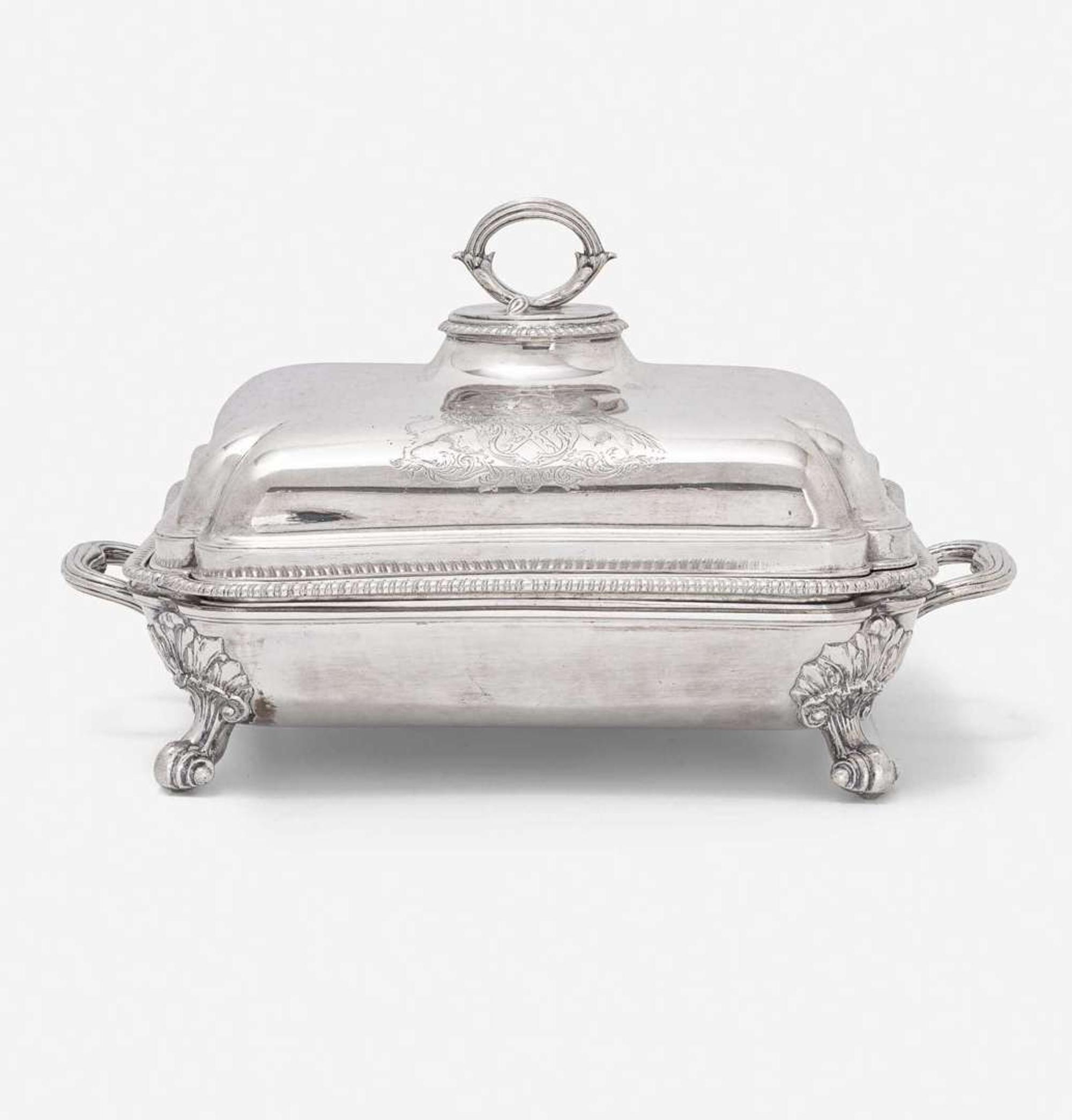 A George III Sterling Silver Entree Dish with Cover Paul Storr, London, 1801