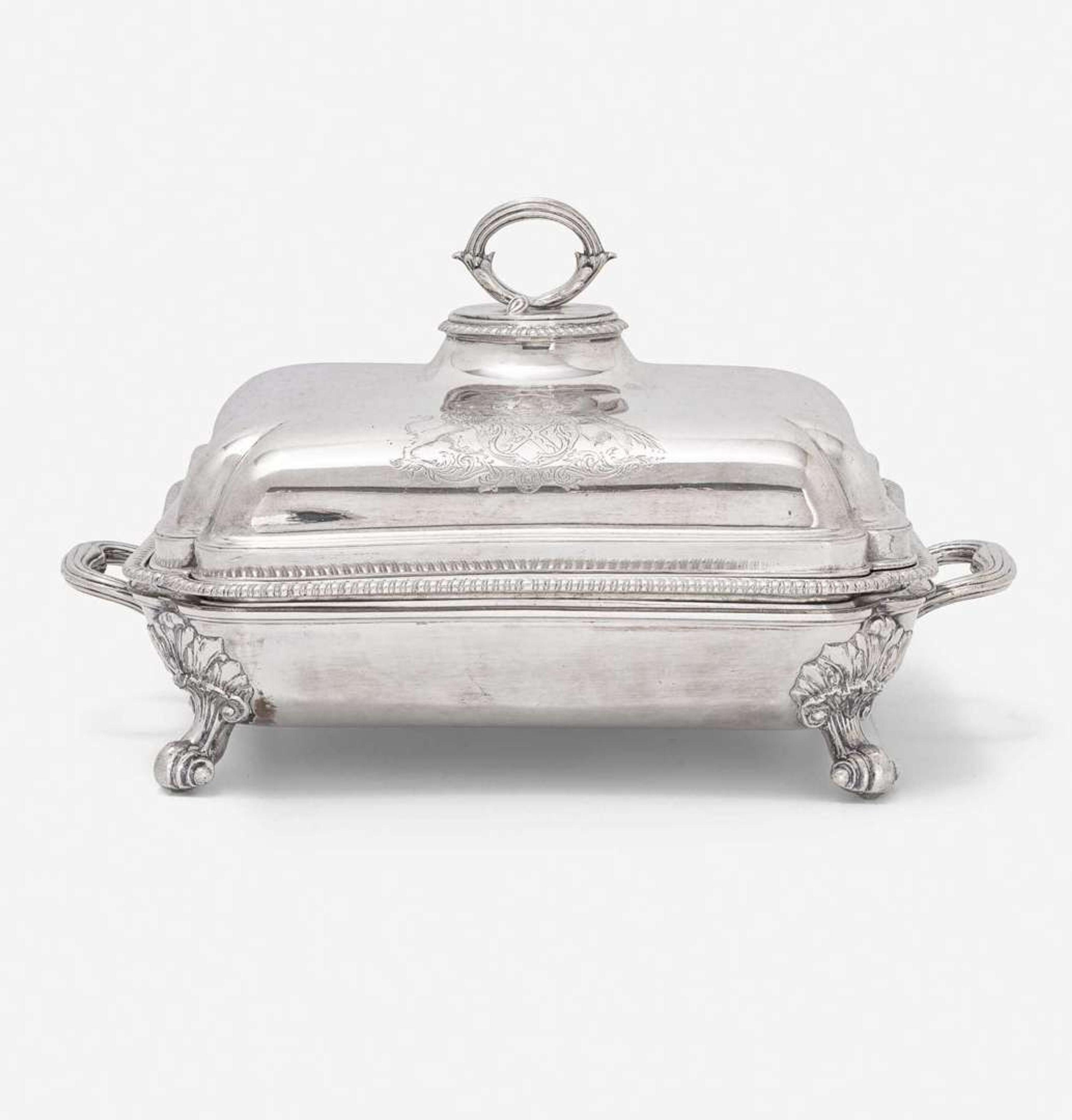 A George III Sterling Silver Entree Dish with Cover Paul Storr, London, 1801