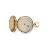 YELLOW GOLD OPEN FACE POCKET WATCH