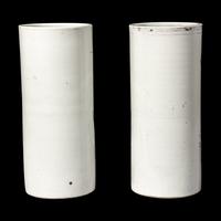 Two Chinese Painted Porcelain Hat Stands