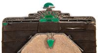 Collection of Eight Accessories; Seven Frame Bags, One Braided Soutache Cloche Hat, 1920s