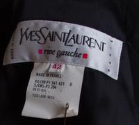 An Yves Saint Laurent Black Wool Tuxedo, Jacket size 42.