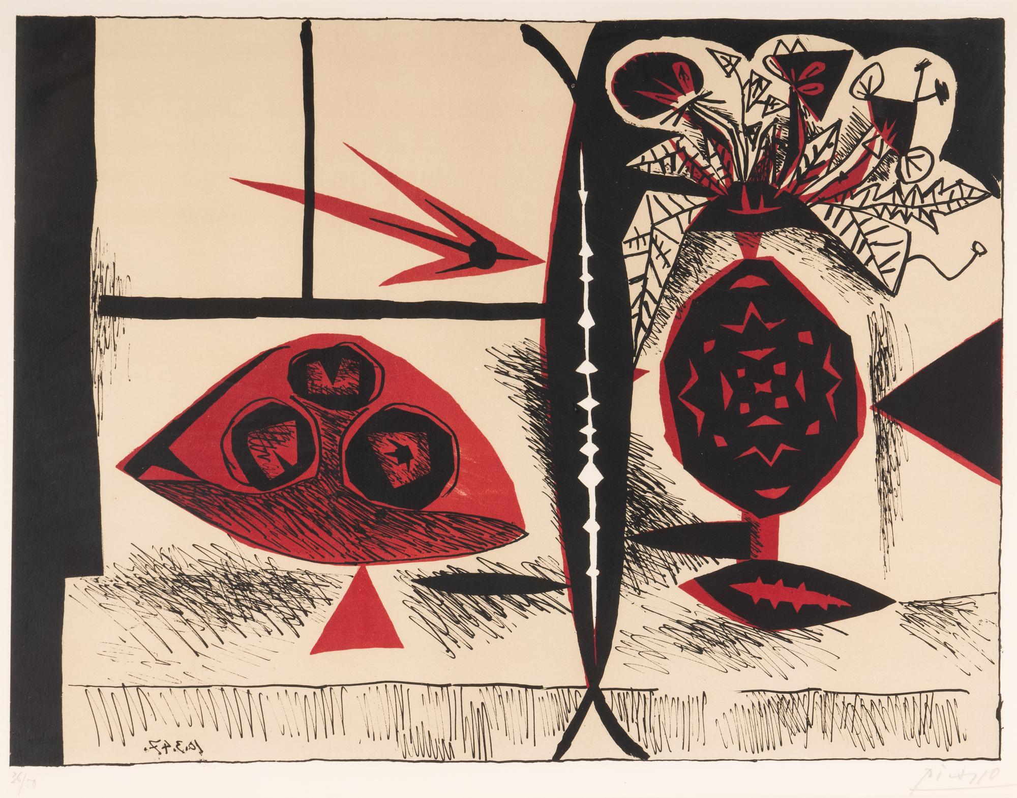 Composition au Vase de Fleurs, 1947