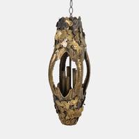 Brutalist Chandelier, c. 1970 Feldman, USA
