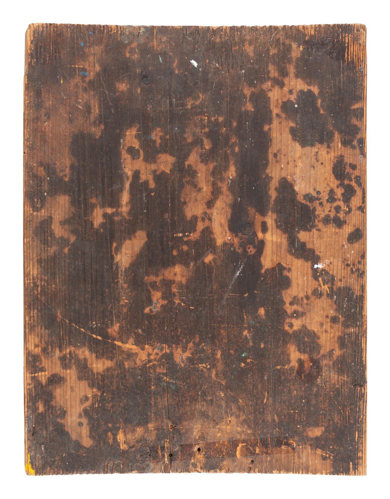 A Russian Painted Icon on Wood, Saint Philip of Moscow