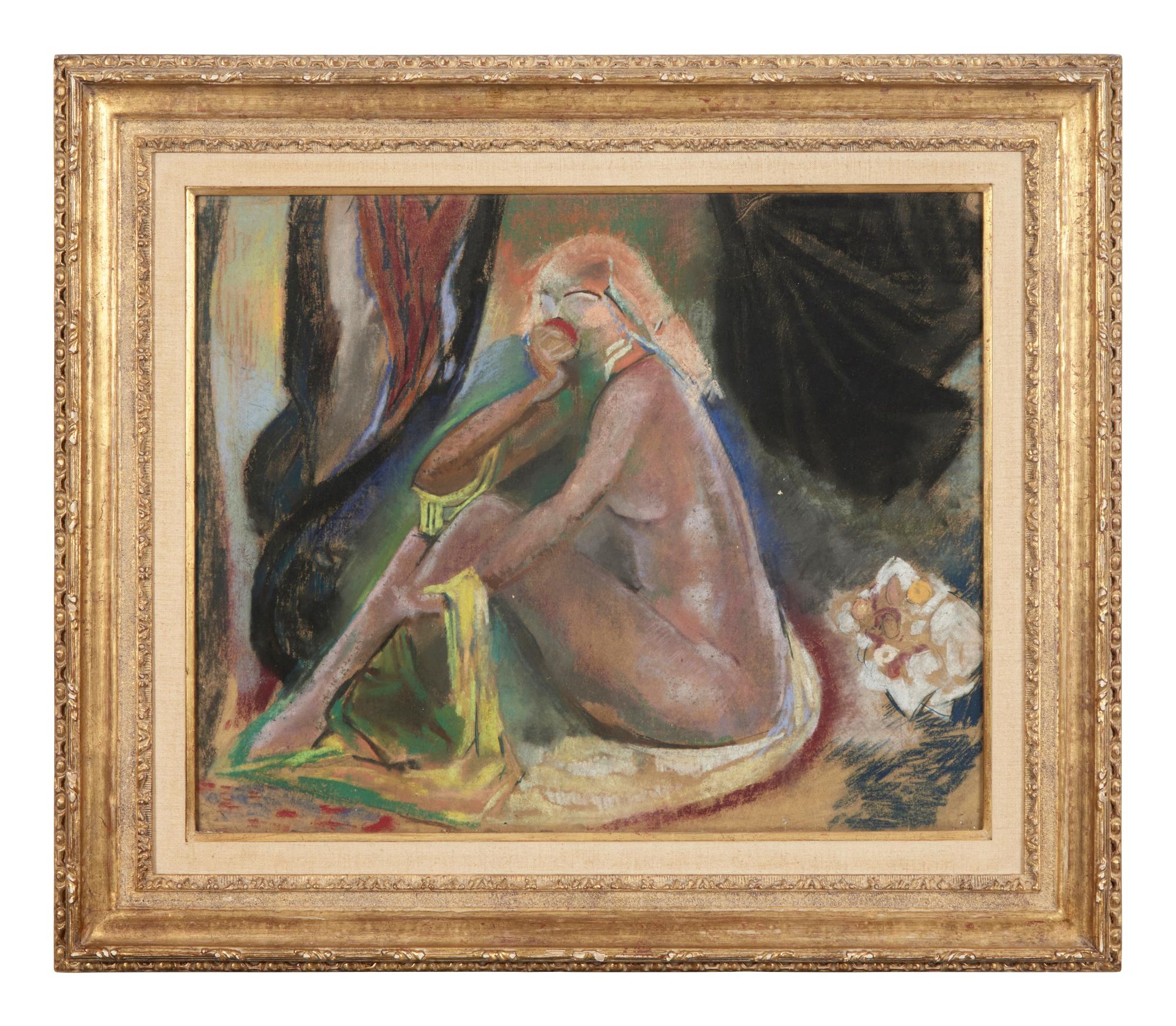 Seated Nude with Apple