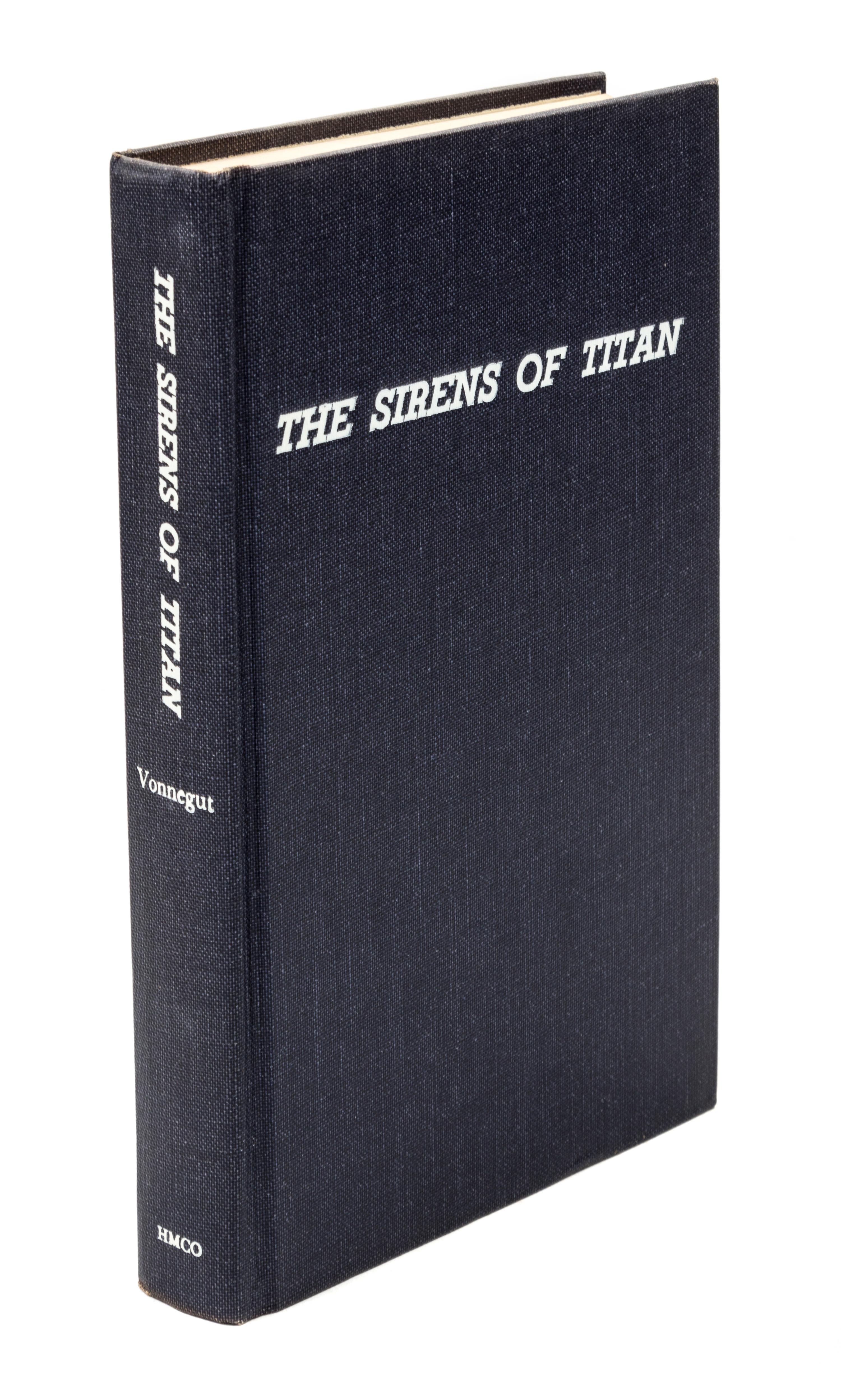 VONNEGUT, KURT JR. The Sirens of Titan. Boston, 1961. First hardcover edition.