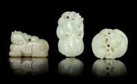 Three Carved Jade Articles — 18TH/19TH CENTURY