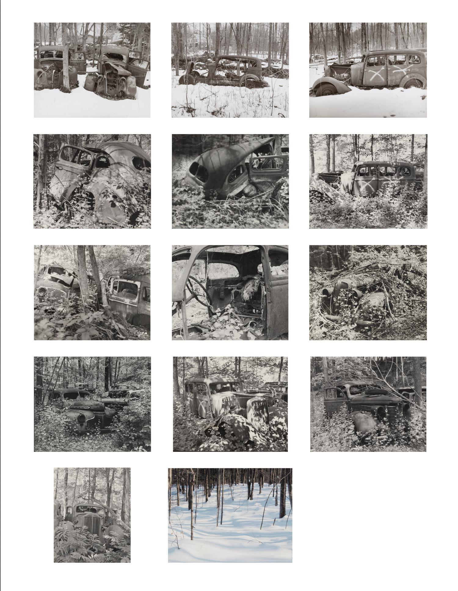 A group of fourteen photographs