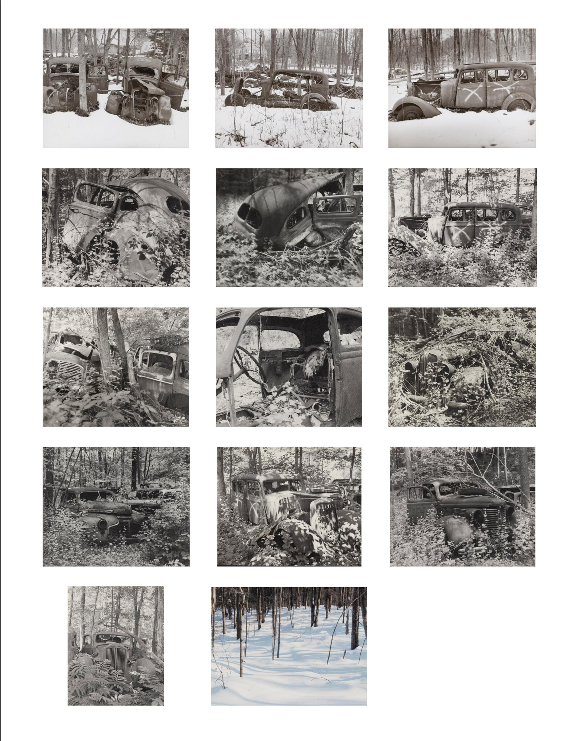 A group of fourteen photographs