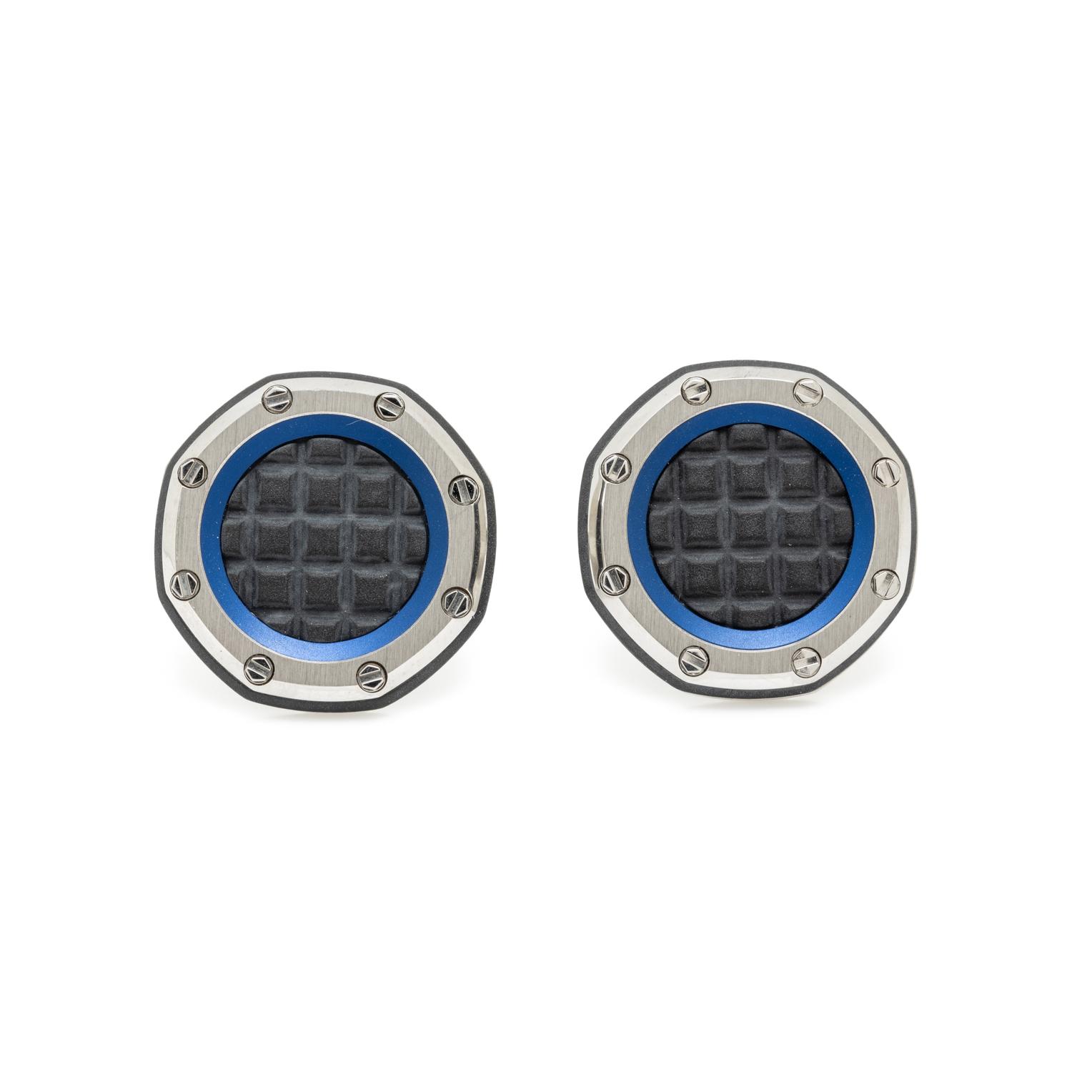 AUDEMARS PIGUET, STAINLESS STEEL ROYAL OAK CUFFLINKS