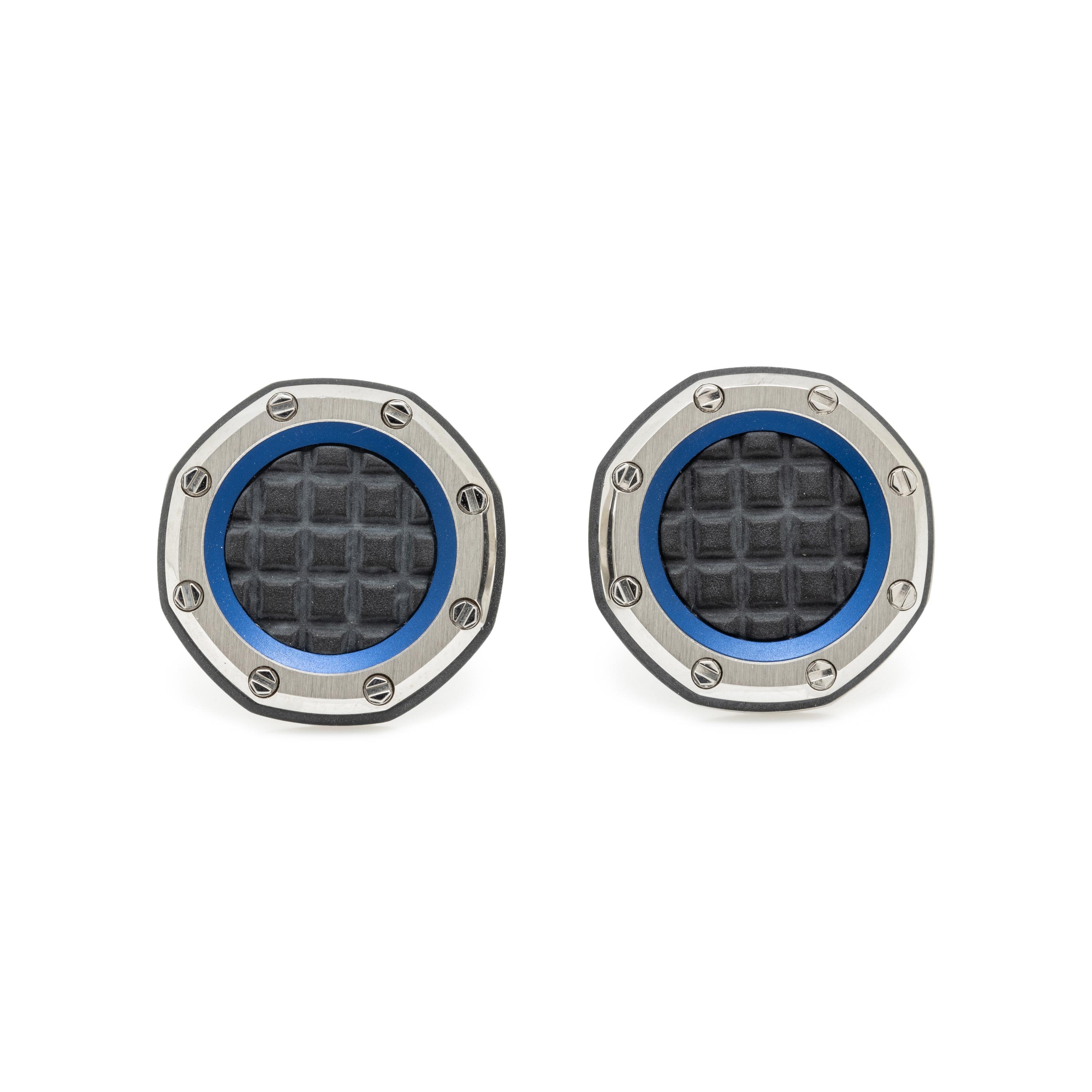 AUDEMARS PIGUET, STAINLESS STEEL ROYAL OAK CUFFLINKS