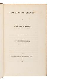 COLERIDGE, Samuel Taylor (1772-1834). Sibylline Leaves: A Collection of Poems . London: Rest Fenner, 1817.