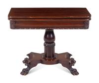 A Classical Mahogany Game Table