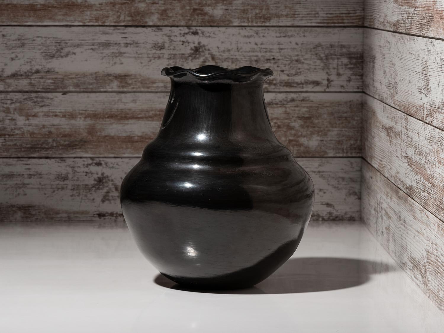 Blackware Pottery Vase