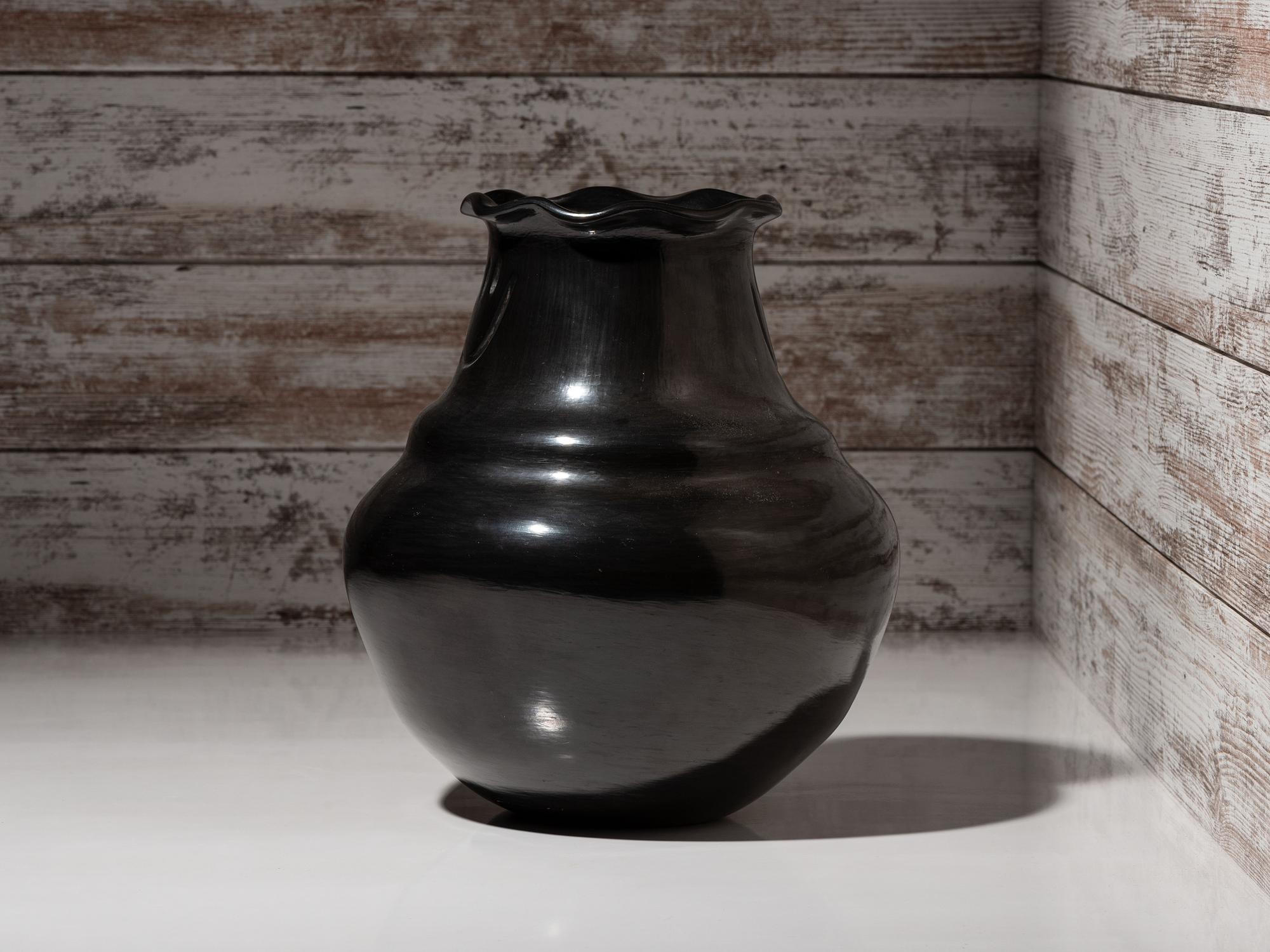 Blackware Pottery Vase
