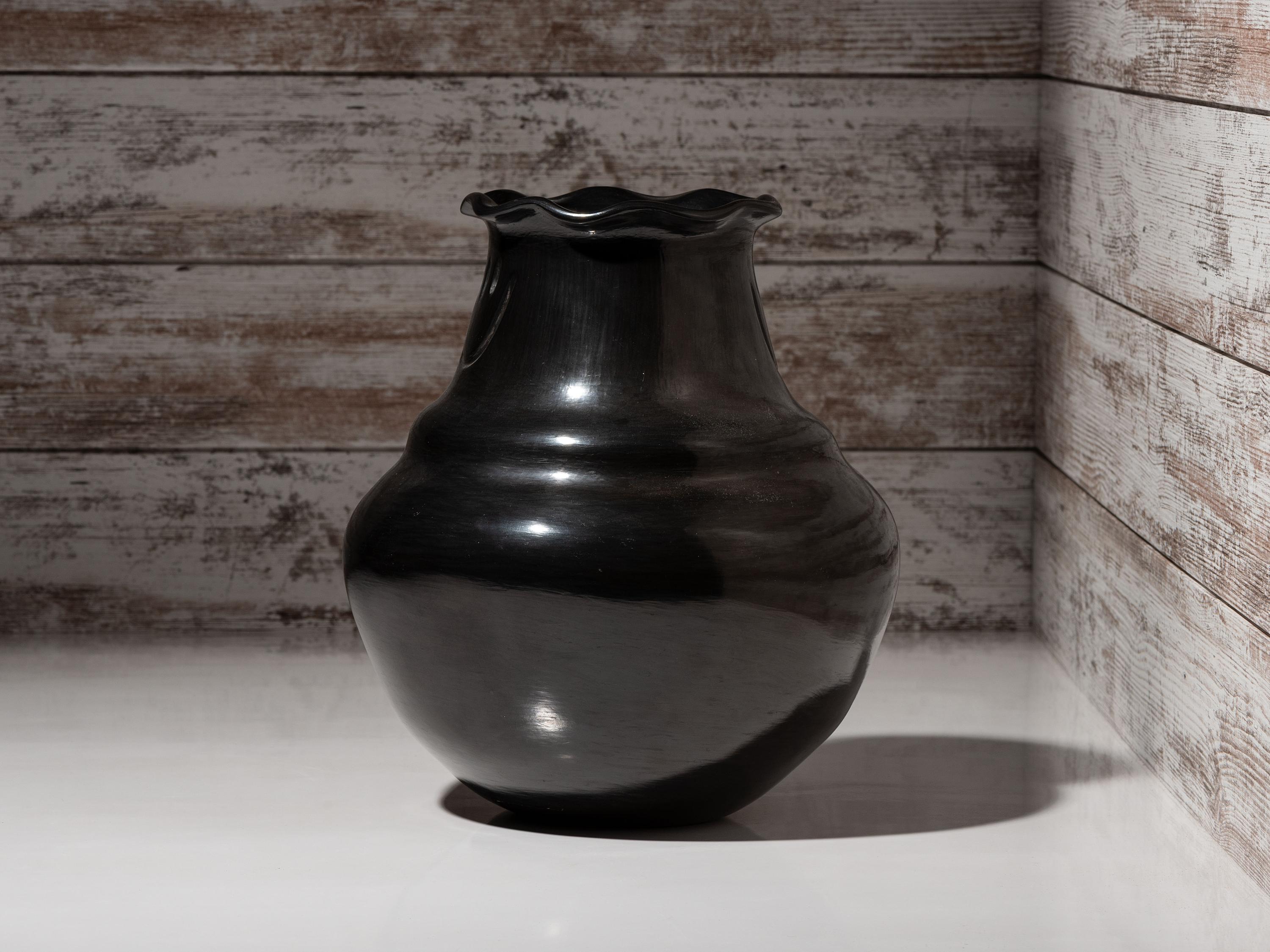 Blackware Pottery Vase