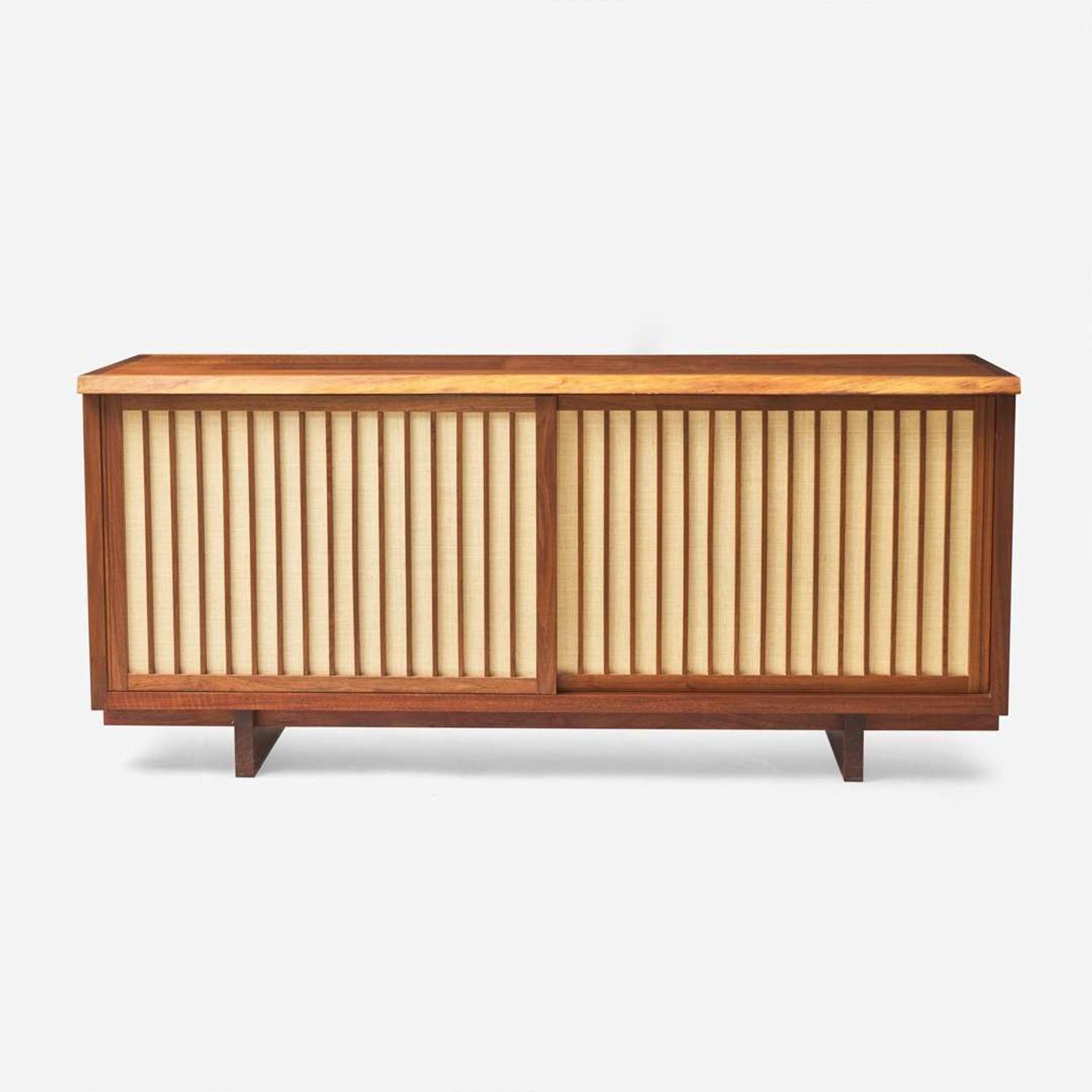 Mira Nakashima (American, b. 1942) Special Double Sliding-Door Cabinet, George Nakashima Woodworker, New Hope, Pennsylvania, 2007