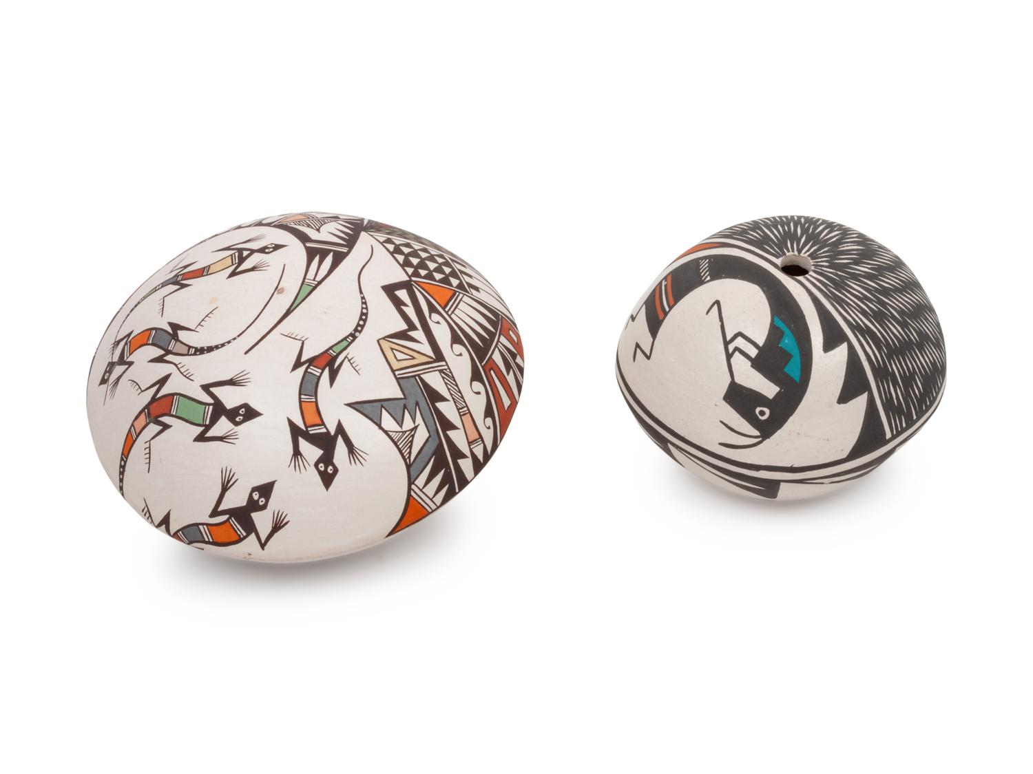 Acoma Polychrome Seed Jars