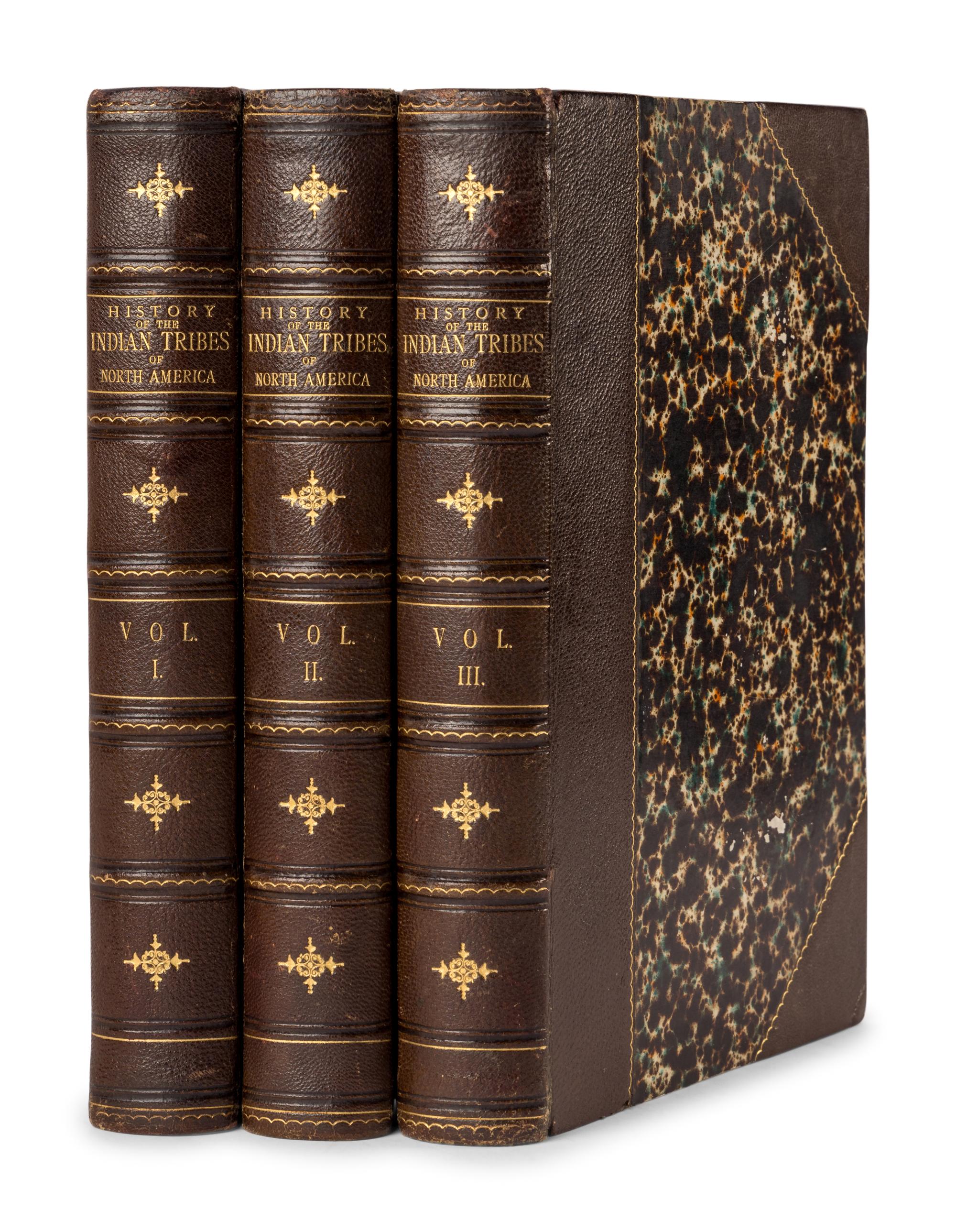 MCKENNEY, Thomas Loraine (1785-1859) and HALL, James (1793-1868). History of the Indian Tribes of North America. Philadelphia: J. T. Bowen, 1848-1850.